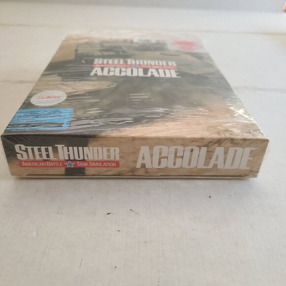 Steel Thunder Tank Simulation Accolade 1989 Big Box (PC 5 1/4” Floppy & 3.5) - Picture 3 of 10